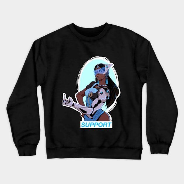 Symmetra Crewneck Sweatshirt by mo0gs